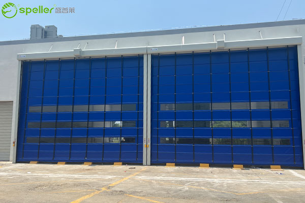 芜湖市弋江区环境卫生管理所仓库安装堆积门